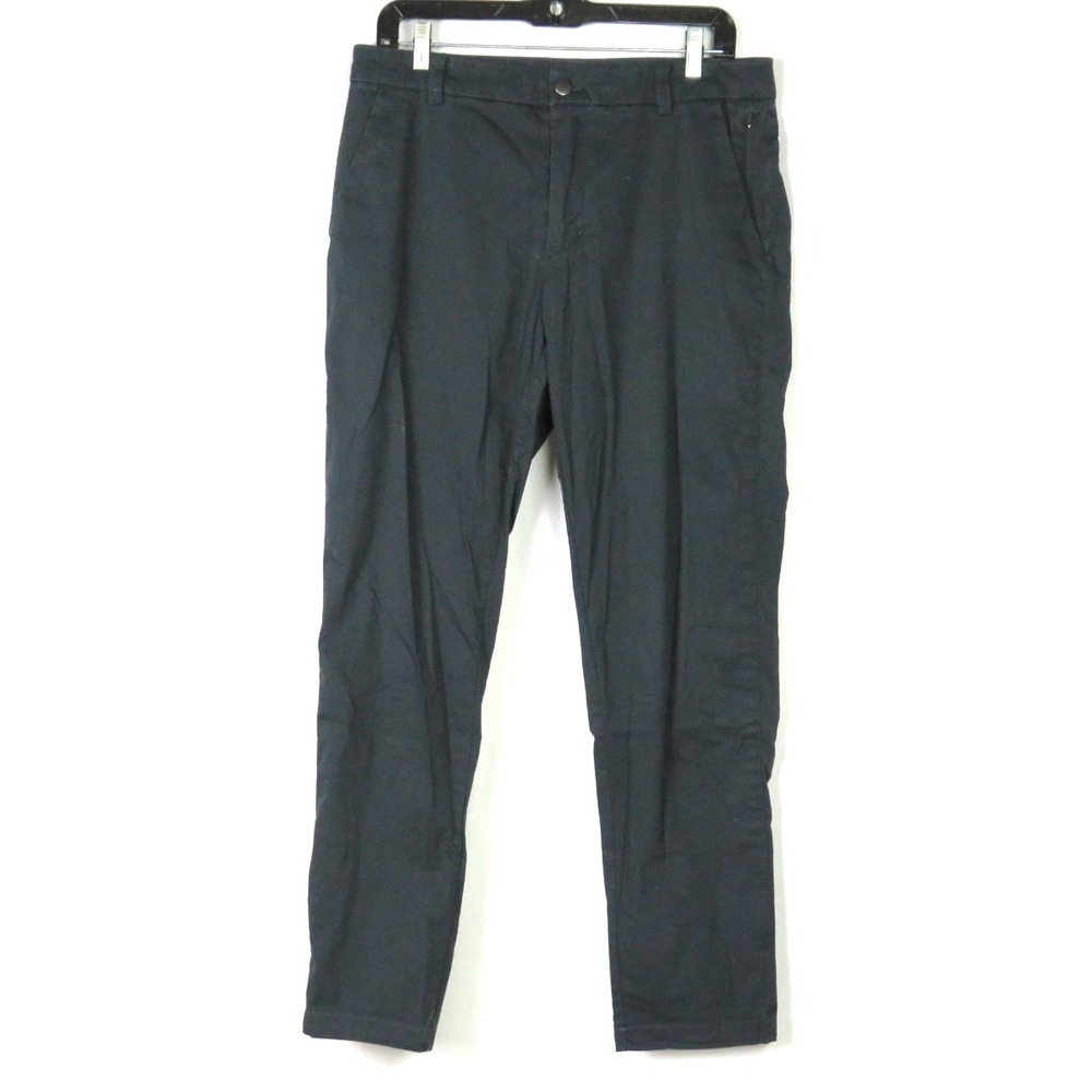Lululemon Dark Gray Stretch Straight Leg ABC Chino Pants Men's 32 X‎ 29